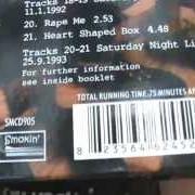 Il testo SMELLS LIKE TEEN SPIRIT dei NIRVANA è presente anche nell'album Feels like the first time (2012)