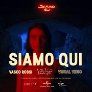 Il testo SIAMO QUI di VASCO ROSSI è presente anche nell'album Siamo qui (2021)