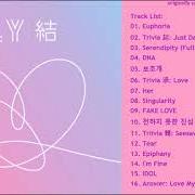 Il testo SERENDIPITY di BTS è presente anche nell'album Love Yourself: 'Answer' (2018)