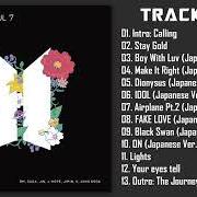 Il testo DIONYSUS - JAPANESE VER. di BTS è presente anche nell'album Map of the soul: 7 ~ the journey ~ (2020)