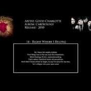 Il testo COUNTING THE DAYS di GOOD CHARLOTTE è presente anche nell'album Cardiology (2010)