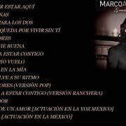 Il testo TRES SEMANAS di MARCO ANTONIO SOLIS è presente anche nell'album Gracias por estar aqui (2013)