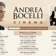 Il testo CHEEK TO CHEEK di ANDREA BOCELLI è presente anche nell'album Cinema (2015)