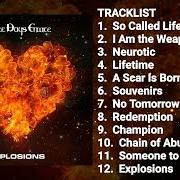 Il testo LIFETIME dei THREE DAYS GRACE è presente anche nell'album Explosions (2022)