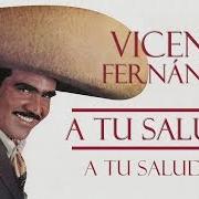 Il testo QUE NO TE MEREZCO di VICENTE FERNANDEZ è presente anche nell'album A tu salud (1976)