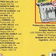 Il testo DE CANTINA EN CANTINA dei LOS HURACANES DEL NORTE è presente anche nell'album La mejor colección (disco 1) (2007)