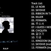 Il testo LE NOIR di B.A.P è presente anche nell'album Noir (2016)