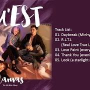 Il testo DAYBREAK (MINHYUN&JR) di NU'EST è presente anche nell'album Canvas (2016)