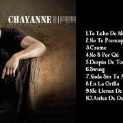 Il testo NO SÉ POR QUE di CHAYANNE è presente anche nell'album Cautivo (2005)