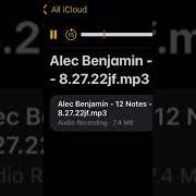 Il testo PAPER CROWN di ALEC BENJAMIN è presente anche nell'album 12 notes (2024)