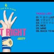 Il testo NICE di GOT7 è presente anche nell'album Just right (2015)