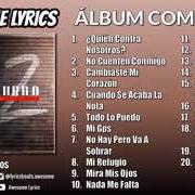 Il testo NO CUENTEN CONMIGO di ALEX ZURDO è presente anche nell'album ¿quién contra nosotros? (2018)