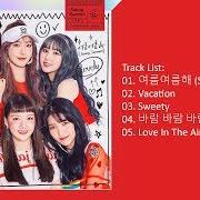 Il testo SWEETY di GFRIEND è presente anche nell'album Sunny summer (2018)