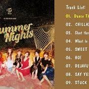 Il testo CHILLAX di TWICE è presente anche nell'album Summer nights (2018)