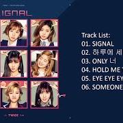 Il testo SIGNAL di TWICE è presente anche nell'album Signal (2017)