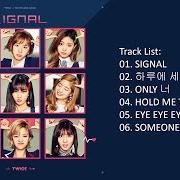 Il testo ??? ?? THREE TIMES A DAY di TWICE è presente anche nell'album Signal (2017)