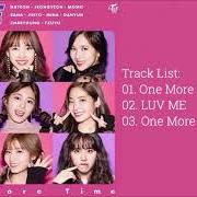 Il testo LUV ME di TWICE è presente anche nell'album One more time (2017)