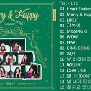 Il testo ? ?? ?? YOU IN MY HEART di TWICE è presente anche nell'album Merry & happy (2017)