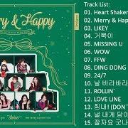 Il testo ??? ??? JALJAYO GOOD NIGHT di TWICE è presente anche nell'album Merry & happy (2017)