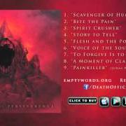 Il testo SCAVENGER OF HUMAN SORROW dei DEATH è presente anche nell'album The sound of perseverance (1998)