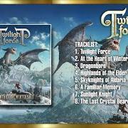 Il testo THE LAST CRYSTAL BEARER (ORCHESTRAL VERSION) di TWILIGHT FORCE è presente anche nell'album At the heart of wintervale (2023)