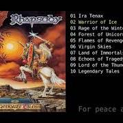 Il testo RAIN OF A THOUSAND FLAMES di RHAPSODY è presente anche nell'album Tales from the emerald sword saga (2004)