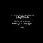 Il testo WALK ALONE di PVRIS è presente anche nell'album All we know of heaven, all we need of hell (2017)