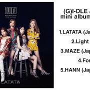 Il testo LATATA (JAPANESE VERSION) di (G)I-DLE è presente anche nell'album Latata (2019)