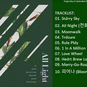 Il testo MOONWALK di ASTRO (KOREA) è presente anche nell'album All light (2019)