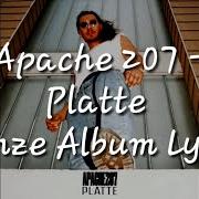 Il testo ROLLER di APACHE 207 è presente anche nell'album Platte (2019)