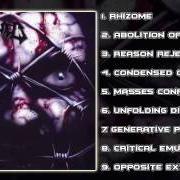 Il testo RHIZOME dei DISAVOWED è presente anche nell'album Perceptive deception (2001)