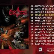 Il testo CRY YOUR DEAD WAY dei DROWNED è presente anche nell'album Butchery age (2003)
