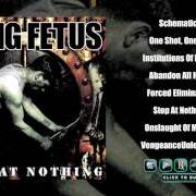 Il testo FORCED ELIMINATION dei DYING FETUS è presente anche nell'album Stop at nothing (2003)