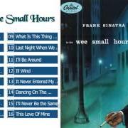 Il testo I GET ALONG WITHOUT YOU VERY WELL di FRANK SINATRA è presente anche nell'album In the wee small hours (1955)