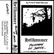 Il testo BLOOD INSANITY dei HELLHAMMER è presente anche nell'album Triumph of death - demo (1983)