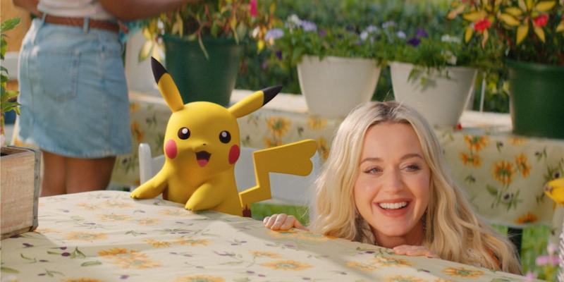 Katy Perry e Pikachu insieme per il video di Electric Katy Perry e Pikachu insieme per il video di Electric