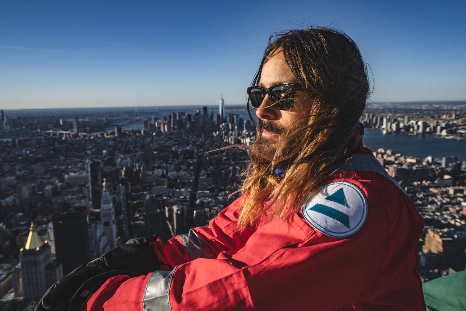 Jared Leto scala l'Empire State Building