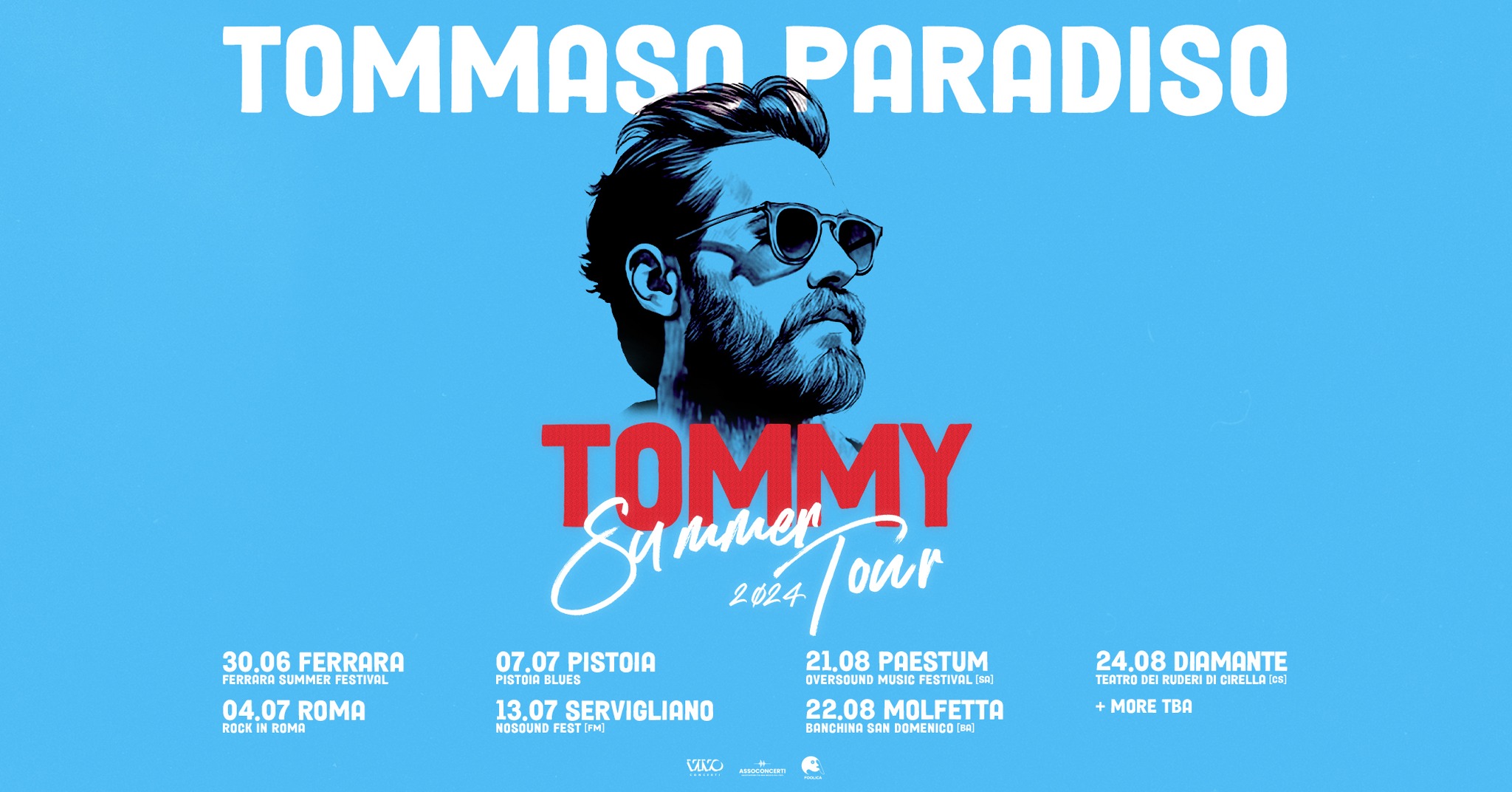 Tommaso Paradiso annuncia le date del tour estivo. C'è anche Cirella 