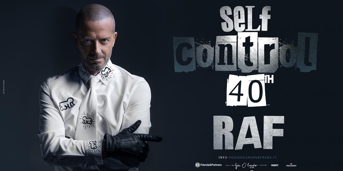 Raf: il concerto per i 40 anni di "Self Control"