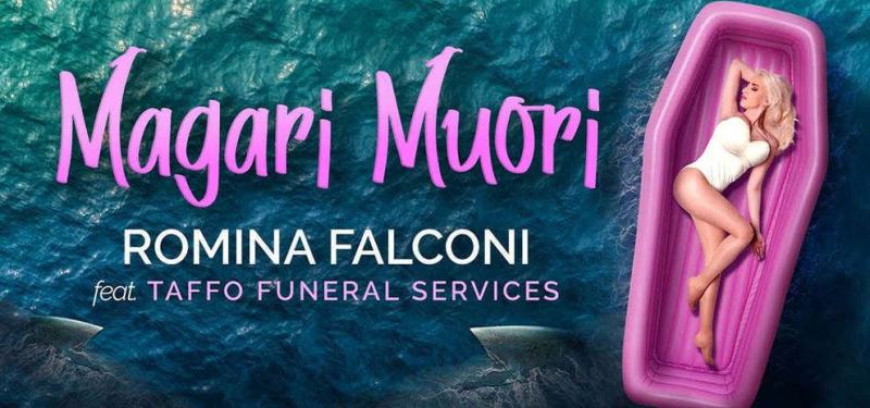 Romina Falconi ft. Taffo Funeral Services presentano la hit estiva "Magari Muori" Romina Falconi ft. Taffo Funeral Services presentano la hit estiva "Magari Muori"